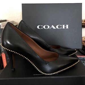 Coach Parker Leather Pumps